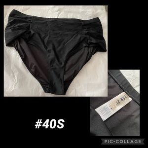 VGUC Forever 21 Black Bikini Bottoms Sz 2x